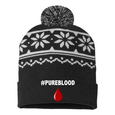 Pure Blood Movement USA-Made Snowflake Beanie