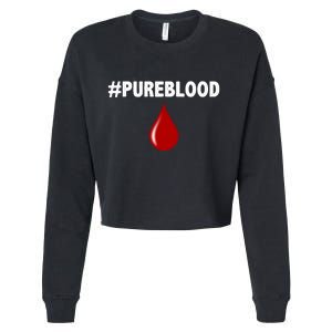 Pure Blood Movement Cropped Pullover Crew