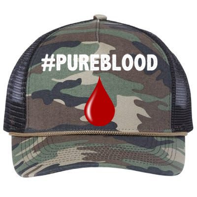 Pure Blood Movement Retro Rope Trucker Hat Cap