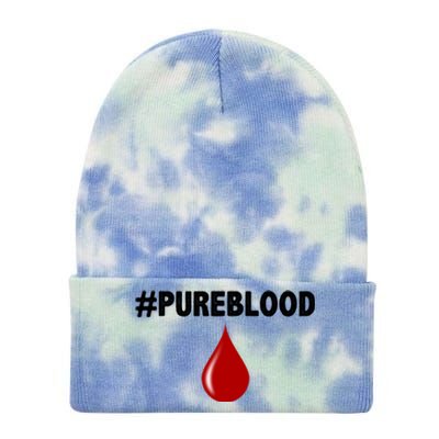 Pure Blood Movement Tie Dye 12in Knit Beanie