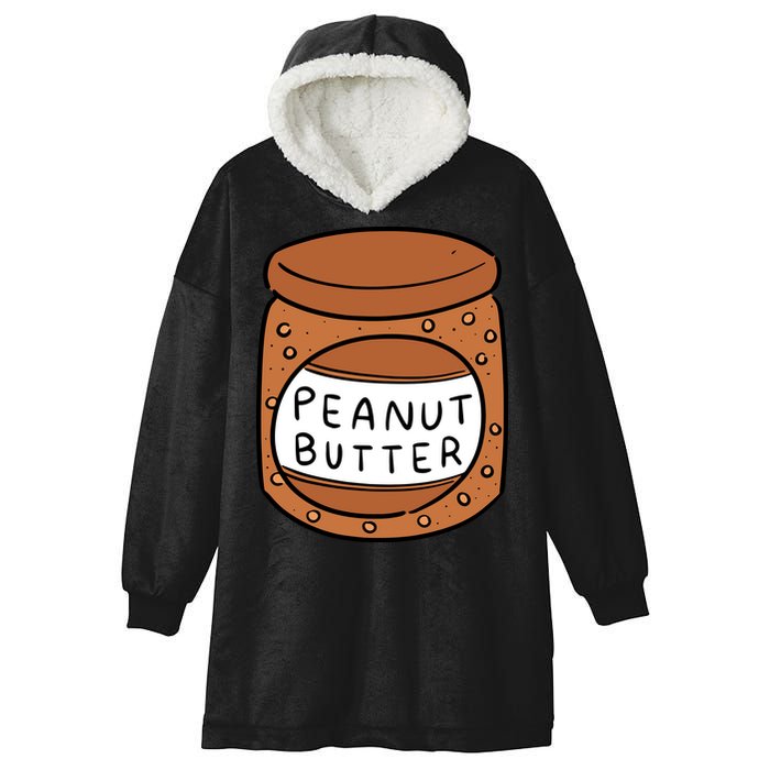 Peanut Butter Matching Hooded Wearable Blanket