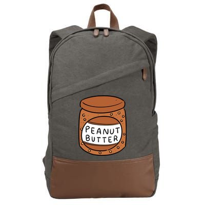 Peanut Butter Matching Cotton Canvas Backpack