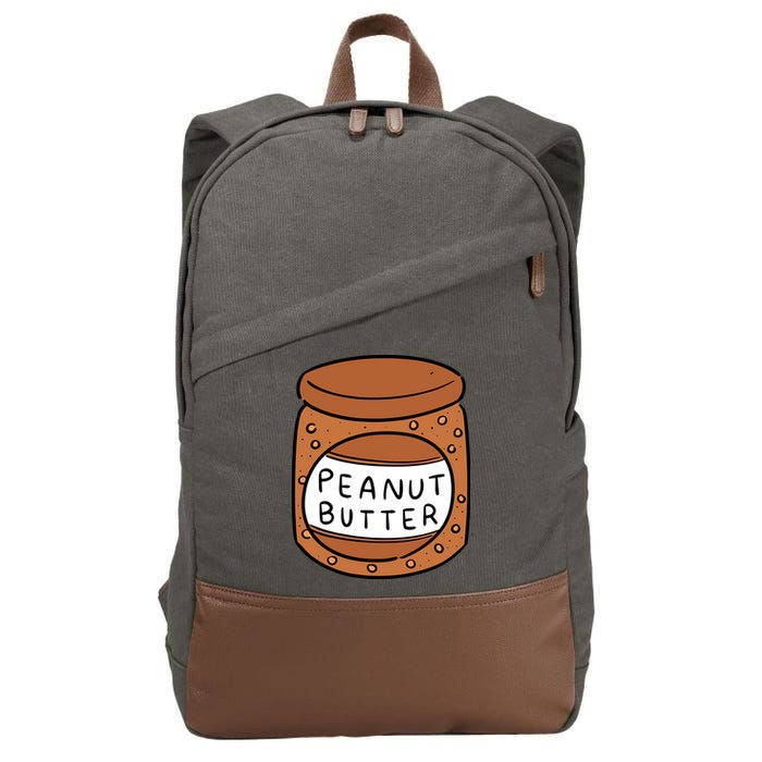 Peanut Butter Matching Cotton Canvas Backpack