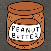 Peanut Butter Matching Cotton Canvas Backpack