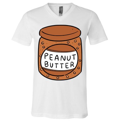 Peanut Butter Matching V-Neck T-Shirt