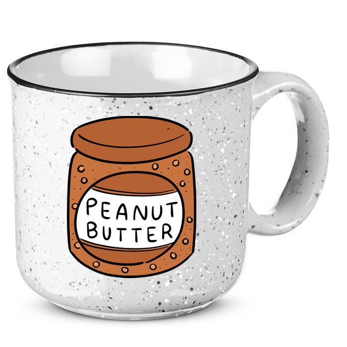 Peanut Butter Matching 15oz Campfire Ceramic Mug