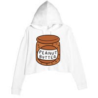 Peanut Butter Matching Crop Fleece Hoodie
