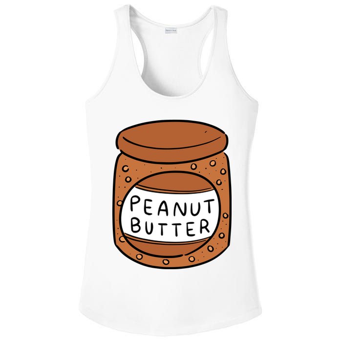 Peanut Butter Matching Ladies PosiCharge Competitor Racerback Tank