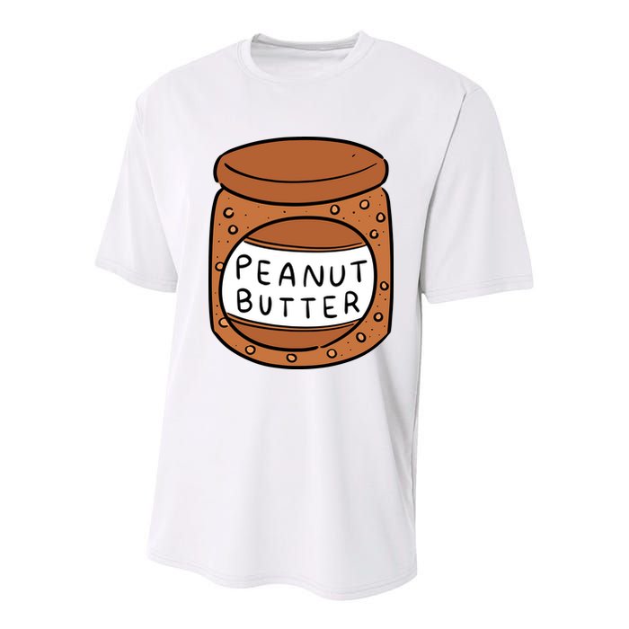 Peanut Butter Matching Youth Performance Sprint T-Shirt
