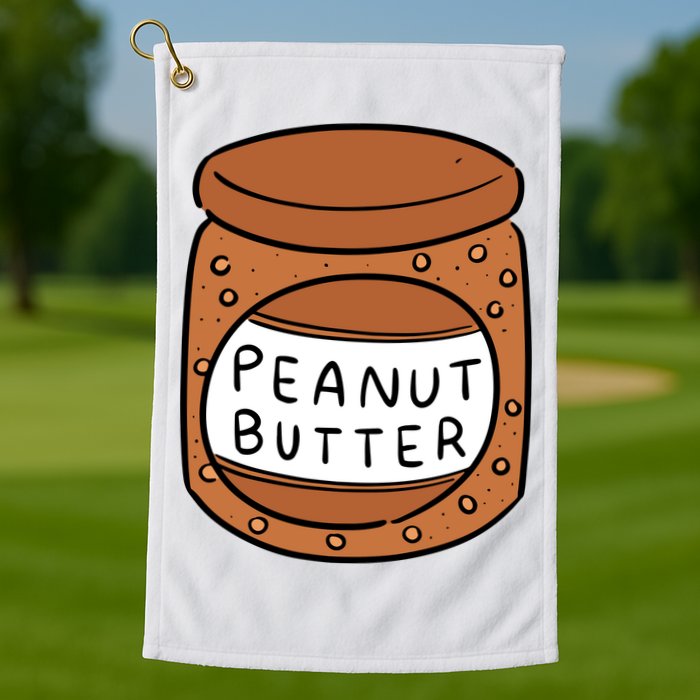Peanut Butter Matching Golf Towel