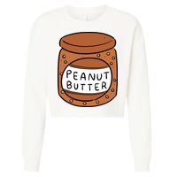 Peanut Butter Matching Cropped Pullover Crew
