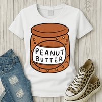 Peanut Butter Matching Womens T-Shirt