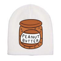 Peanut Butter Matching Short Acrylic Beanie