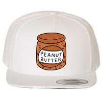 Peanut Butter Matching Wool Snapback Cap