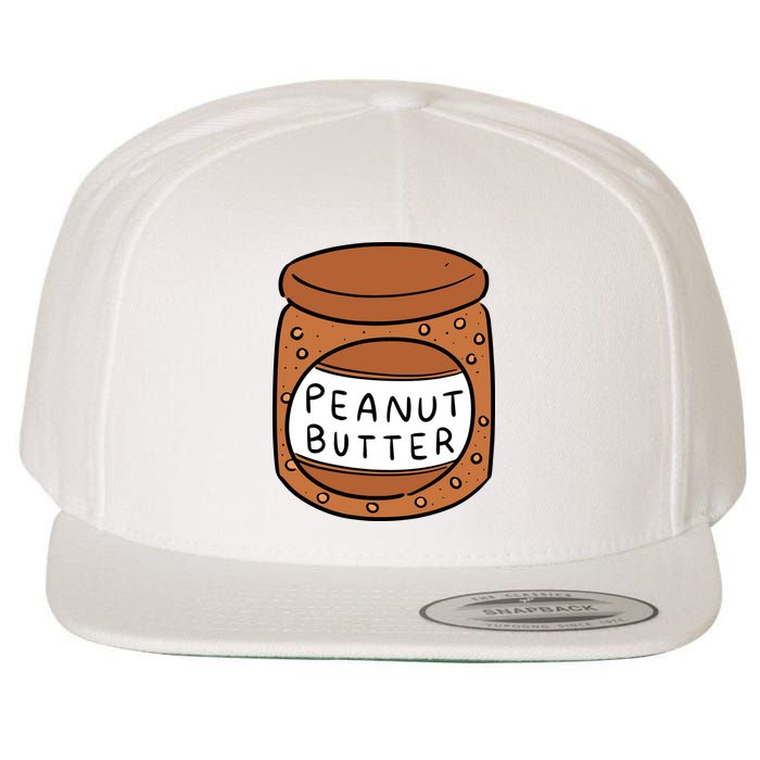 Peanut Butter Matching Wool Snapback Cap