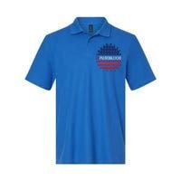 Pure Blood Movet #Pureblood Freedom Flag Gift Softstyle Adult Sport Polo