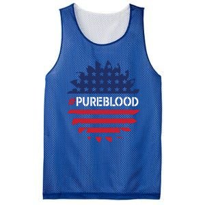 Pure Blood Movet #Pureblood Freedom Flag Gift Mesh Reversible Basketball Jersey Tank