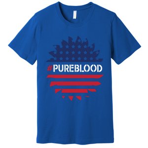 Pure Blood Movet #Pureblood Freedom Flag Gift Premium T-Shirt