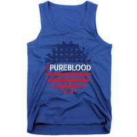 Pure Blood Movet #Pureblood Freedom Flag Gift Tank Top