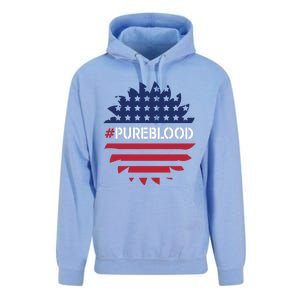 Pure Blood Movet #Pureblood Freedom Flag Gift Unisex Surf Hoodie