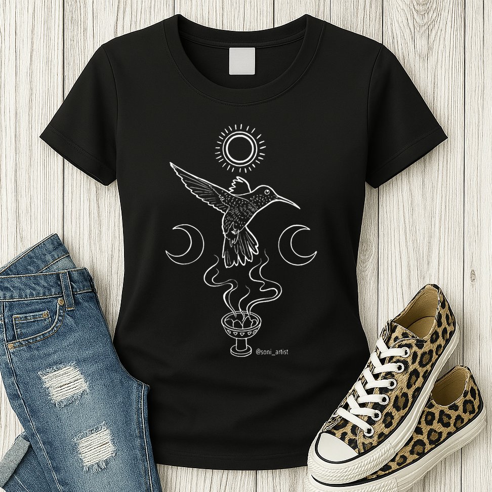 Powered By My Ancestors Womens T-Shirt
