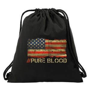 Pure Blood Movement Pureblood Freedom Drawstring Bag