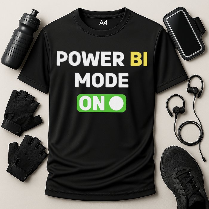 Power Bi Mode On Power Bi & Gifts Power Bi Cooling Performance Crew T-Shirt