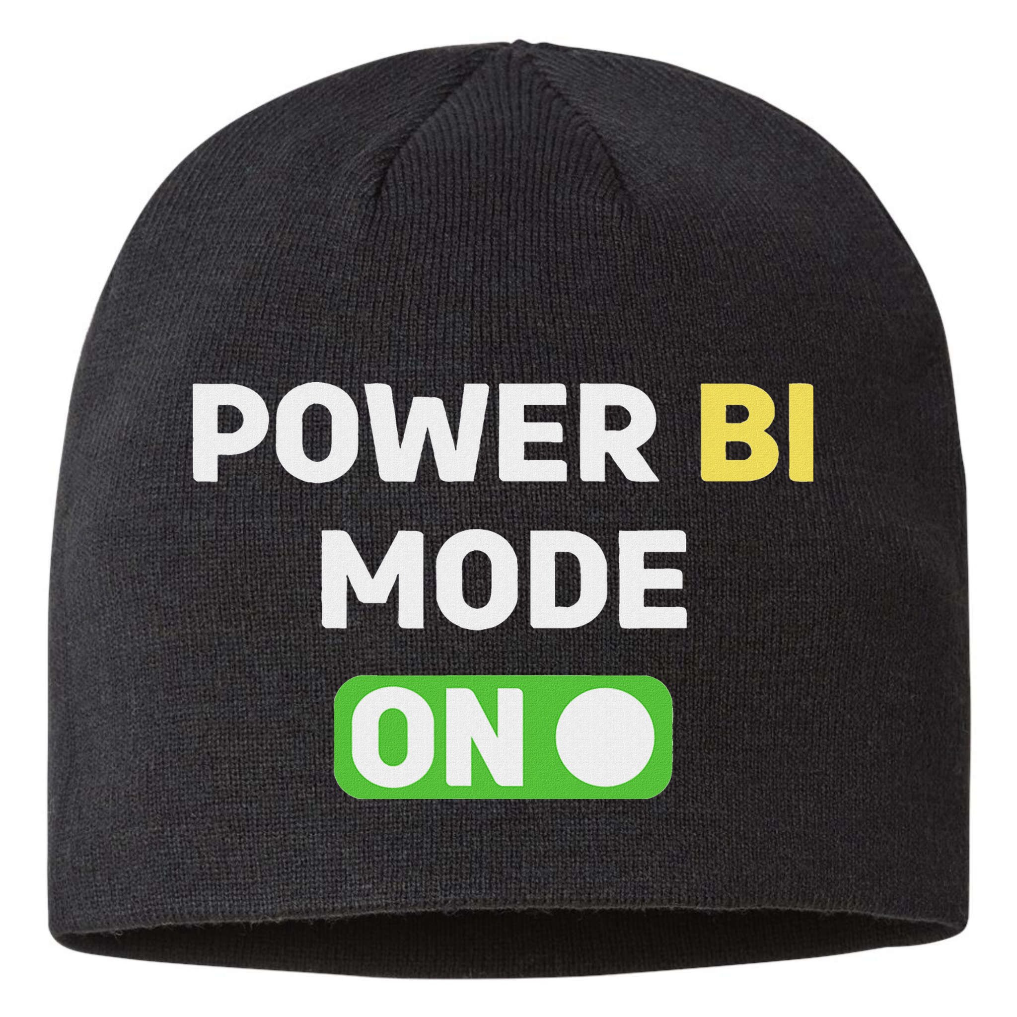 Power Bi Mode On Power Bi & Gifts Power Bi Sustainable Beanie