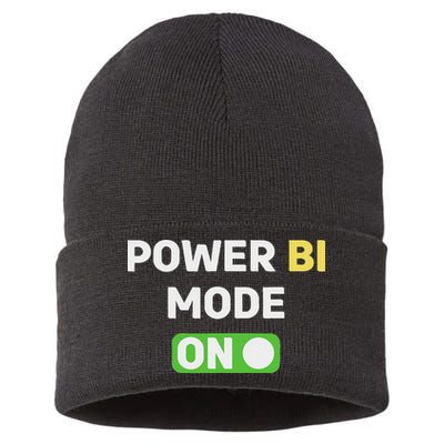 Power Bi Mode On Power Bi & Gifts Power Bi Sustainable Knit Beanie