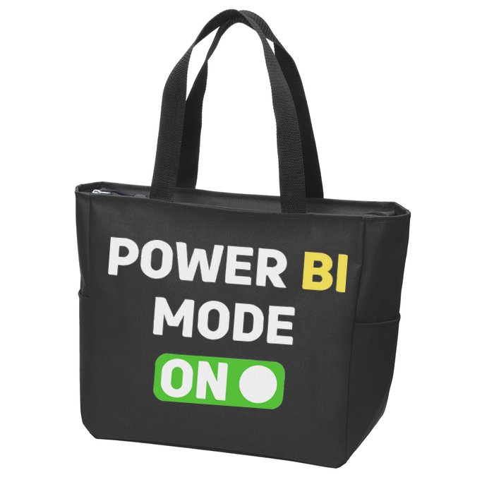 Power Bi Mode On Power Bi & Gifts Power Bi Zip Tote Bag