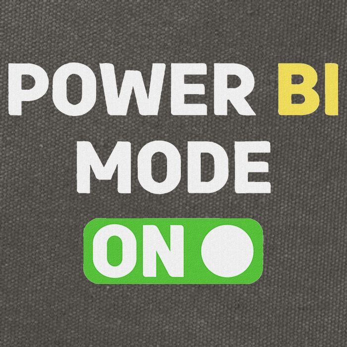 Power Bi Mode On Power Bi & Gifts Power Bi Cotton Canvas Backpack