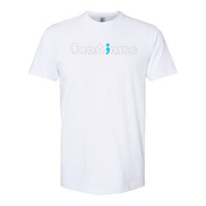 Person Behind Me Suicide Prevention And Depression Awareness Gift Softstyle CVC T-Shirt