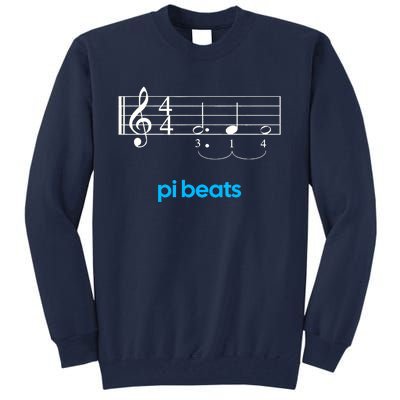 Pi Beats Math Music Pi Day 3.14 Fun Tall Sweatshirt