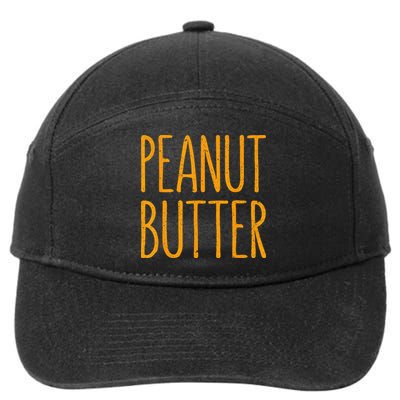 Peanut Butter Matching 7-Panel Snapback Hat