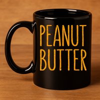 Peanut Butter Matching 11oz C Handle Ceramic Mug