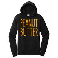 Peanut Butter Matching Women's Pullover Hoodie
