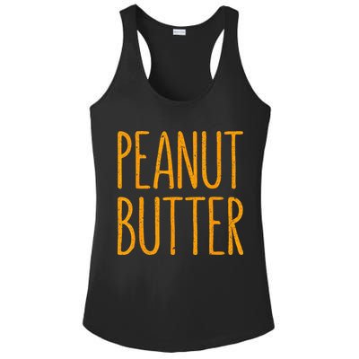 Peanut Butter Matching Ladies PosiCharge Competitor Racerback Tank