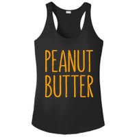 Peanut Butter Matching Ladies PosiCharge Competitor Racerback Tank