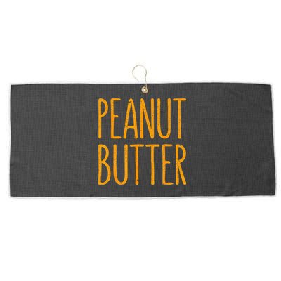 Peanut Butter Matching Large Microfiber Waffle Golf Towel
