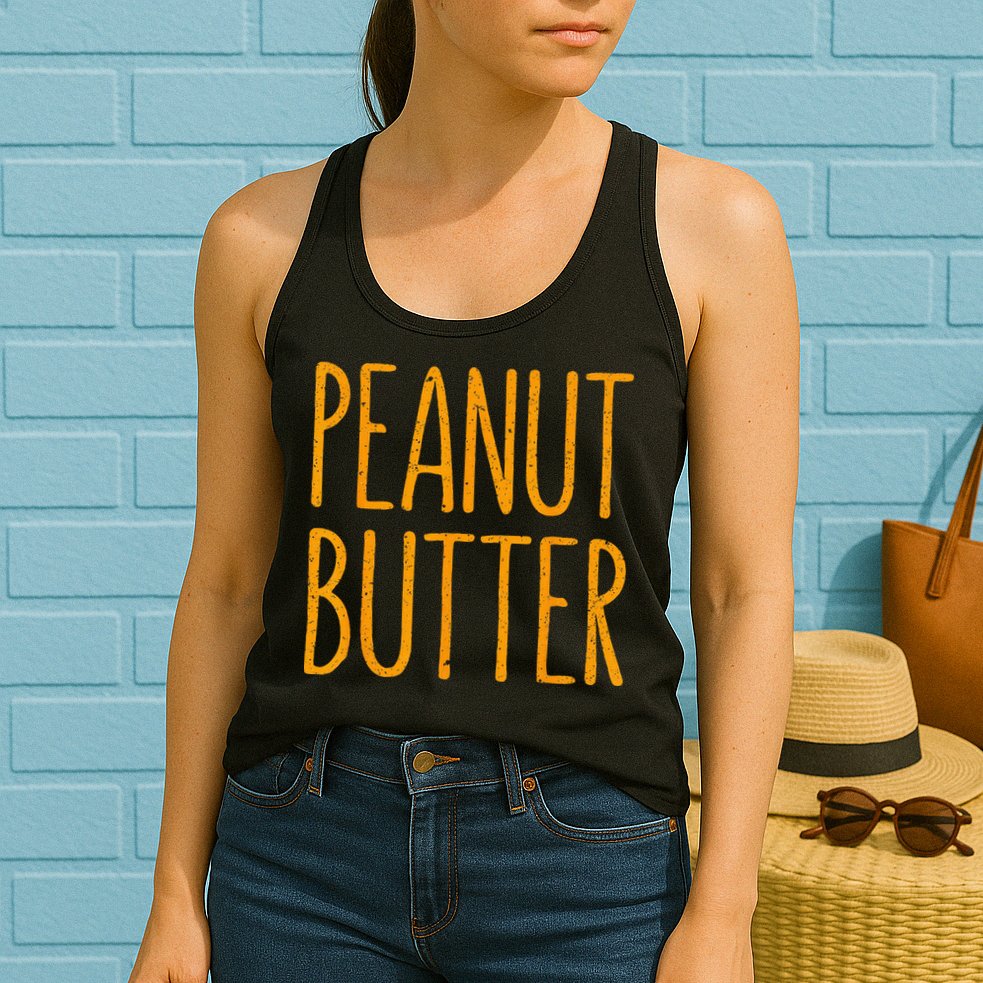 Peanut Butter Matching Womens Tank Top