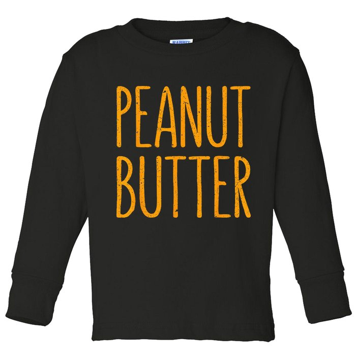 Peanut Butter Matching Toddler Long Sleeve Shirt