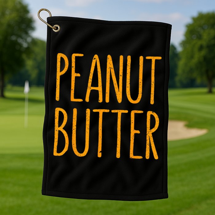 Peanut Butter Matching Golf Towel