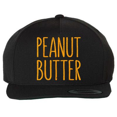 Peanut Butter Matching Wool Snapback Cap