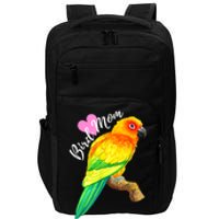 Parrot Bird Mom Sun Conure Watercolor Impact Tech Backpack