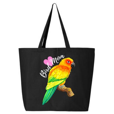 Parrot Bird Mom Sun Conure Watercolor 25L Jumbo Tote