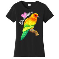 Parrot Bird Mom Sun Conure Watercolor Women's T-Shirt