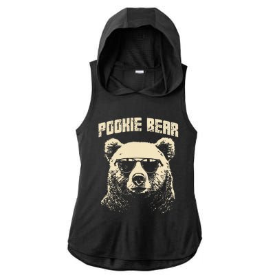 Pookie Bear Meme Funny Memes Internet Memes Bear Lover Joke Ladies PosiCharge Tri-Blend Wicking Draft Hoodie Tank