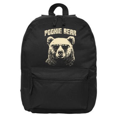 Pookie Bear Meme Funny Memes Internet Memes Bear Lover Joke 16 in Basic Backpack