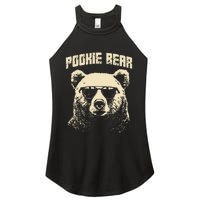 Pookie Bear Meme Funny Memes Internet Memes Bear Lover Joke Women's Perfect Tri Rocker Tank