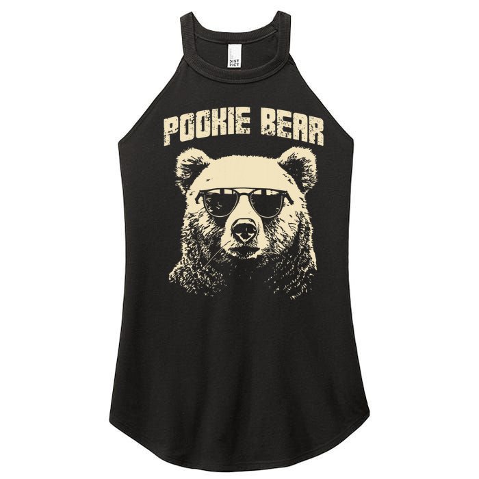 Pookie Bear Meme Funny Memes Internet Memes Bear Lover Joke Women's Perfect Tri Rocker Tank